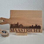 Bij Lien borrelplank beukenhout skyline Maastricht