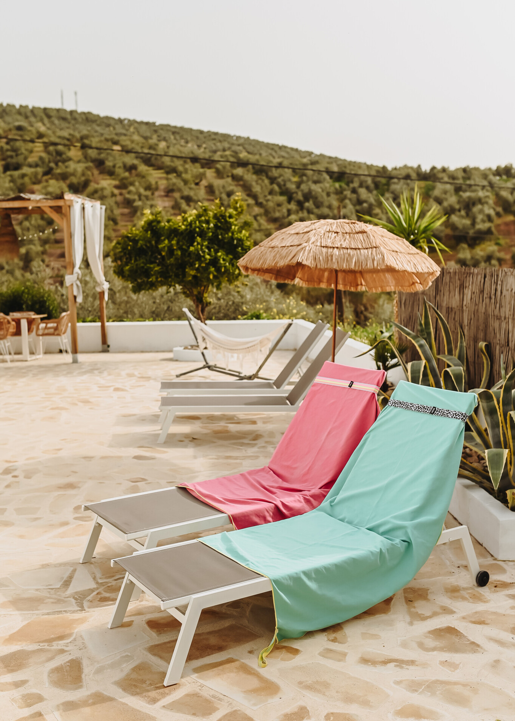 Bij Lien Beach towel strap -Glitter  Gold