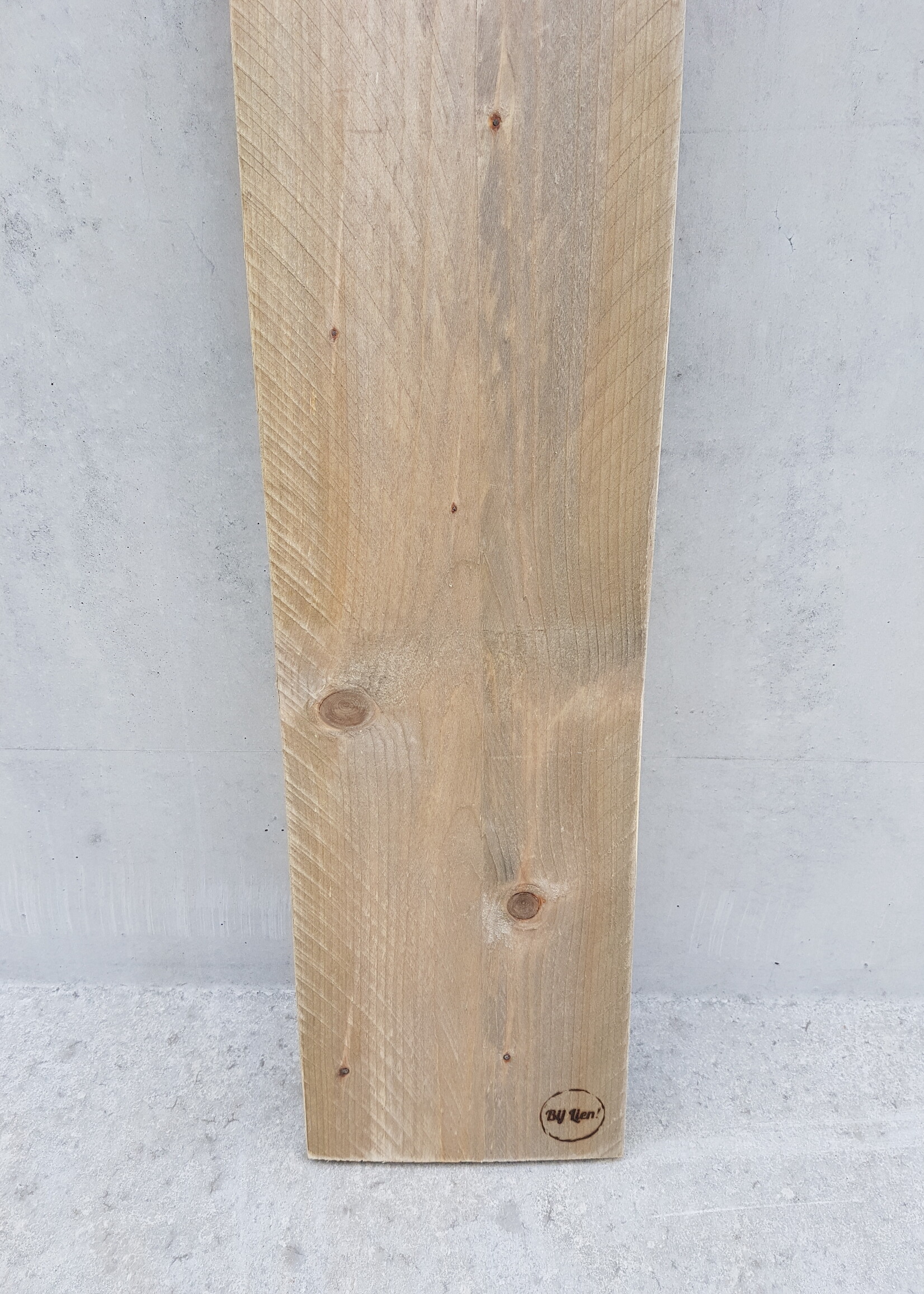 Bij Lien Leren plankdragers Oud Groen - met plank -