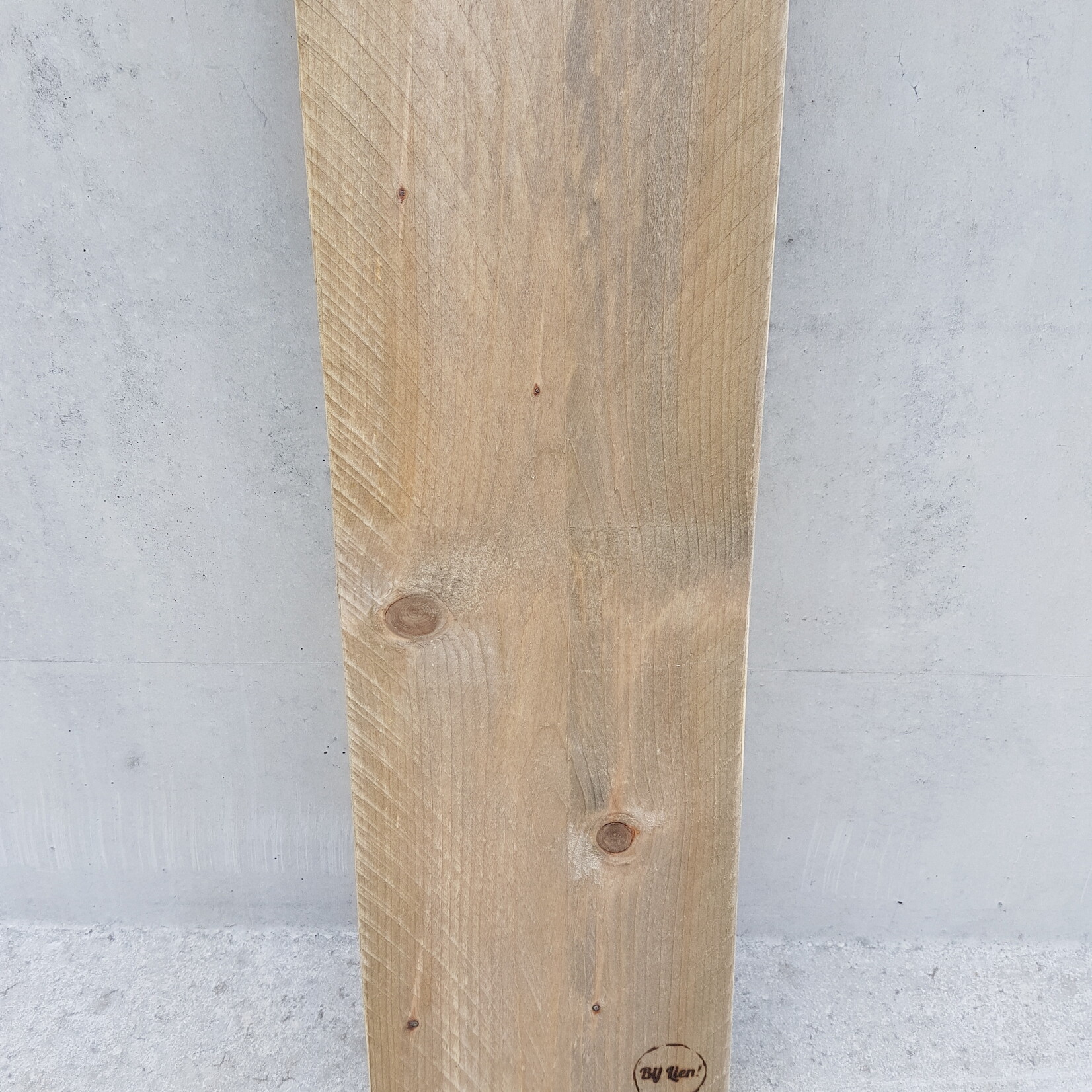 Bij Lien Leren plankdragers Baby blauw - met plank -