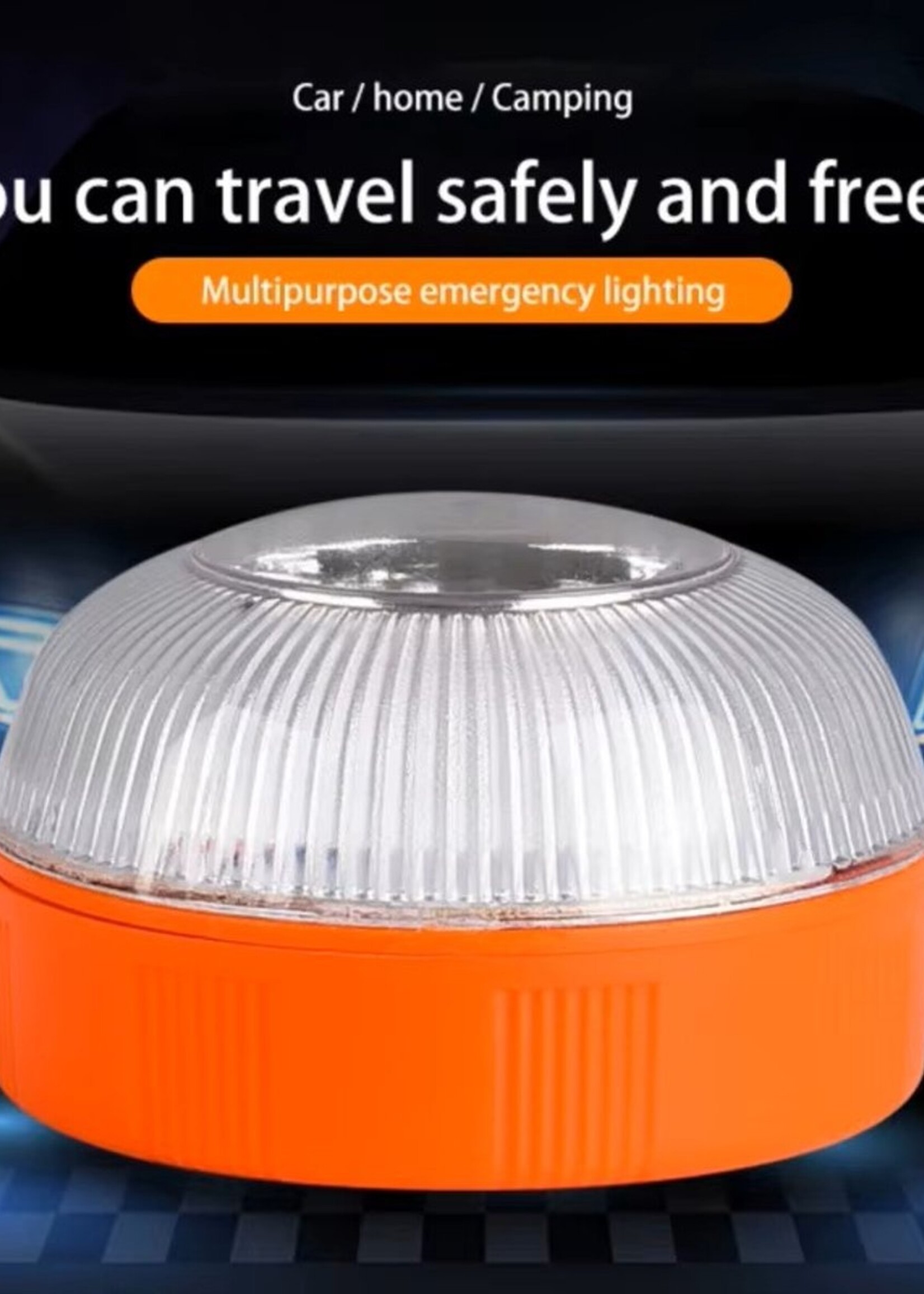 Maison61 V-16 gevarenlicht - Gevarendriehoek Spanje - V16 Alarmlicht - Noodsignaallamp - 5 standen flitsende led