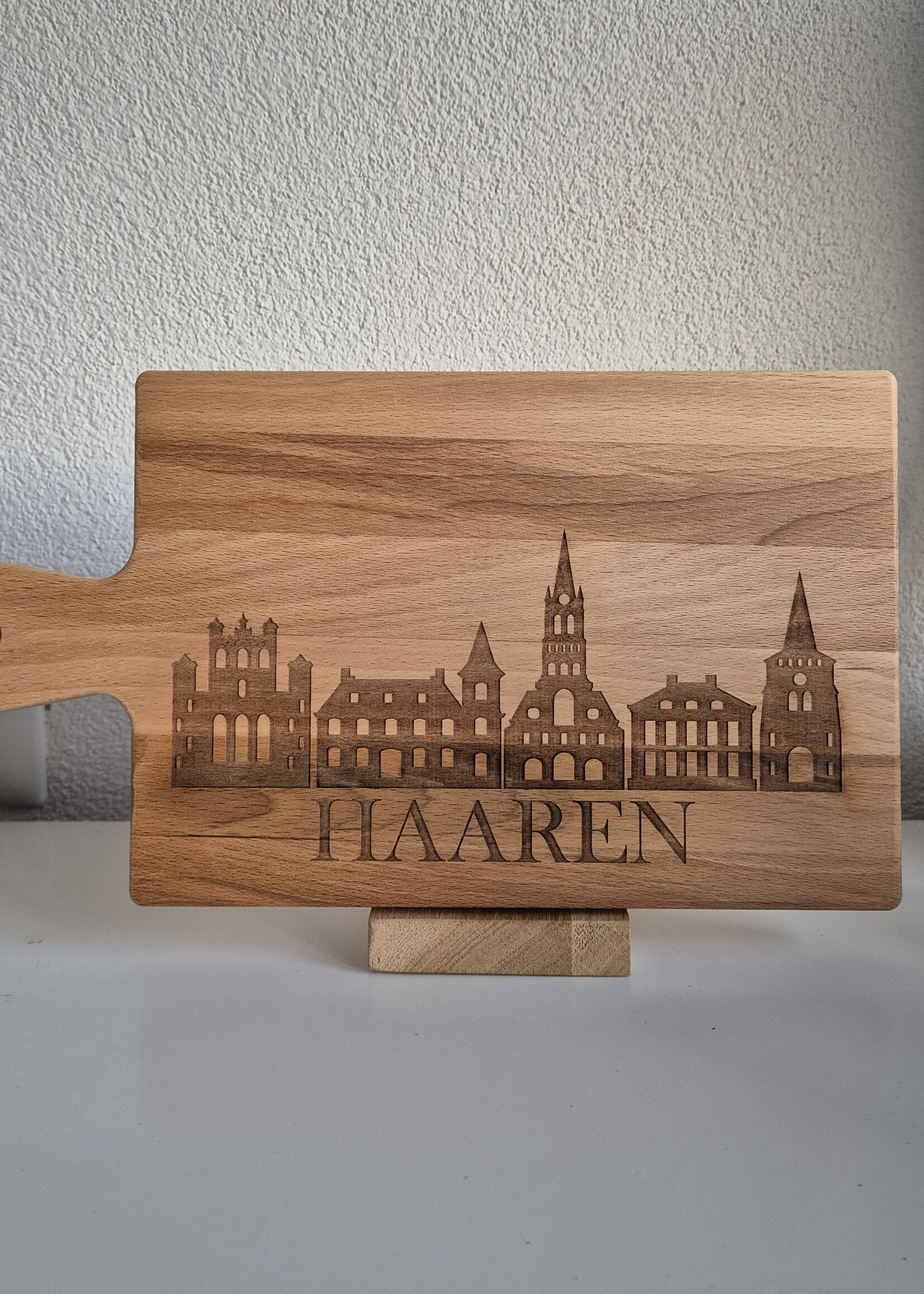 Bij Lien borrelplank beukenhout skyline Haaren