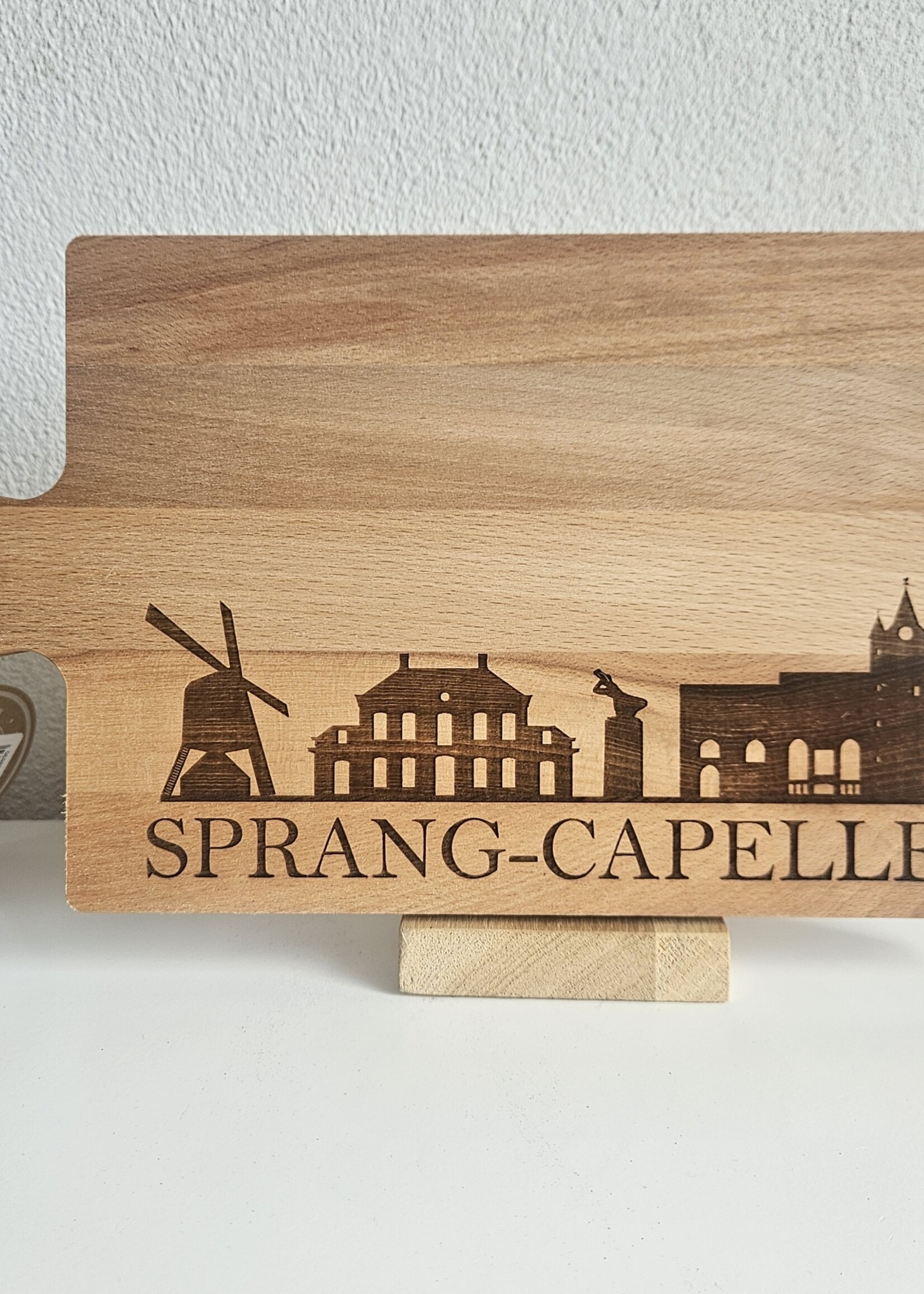 Bij Lien borrelplank beukenhout skyline Sprang-Capelle