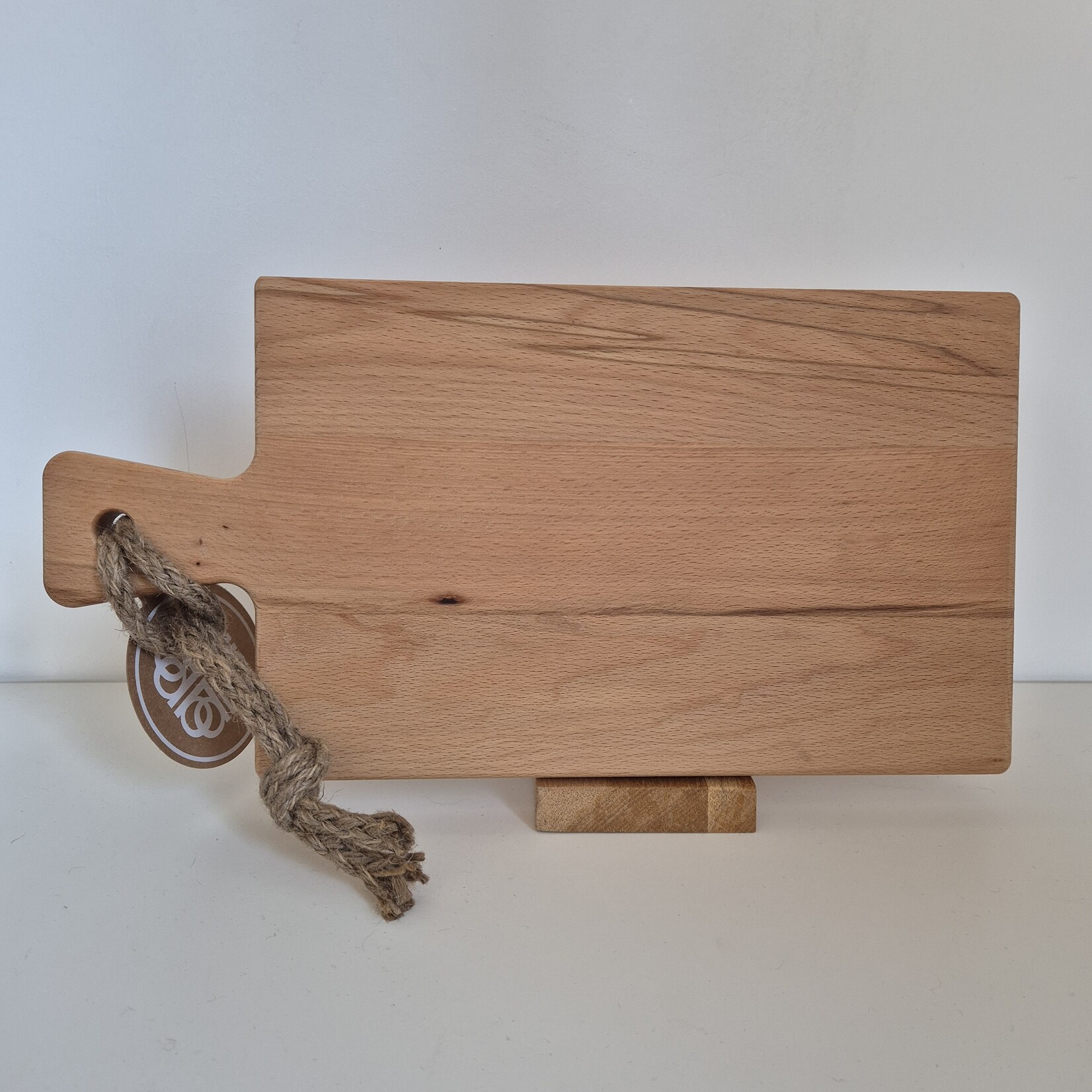 Bij Lien borrelplank beukenhout blank 39 cm