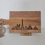 Bij Lien borrelplank beukenhout skyline Parijs