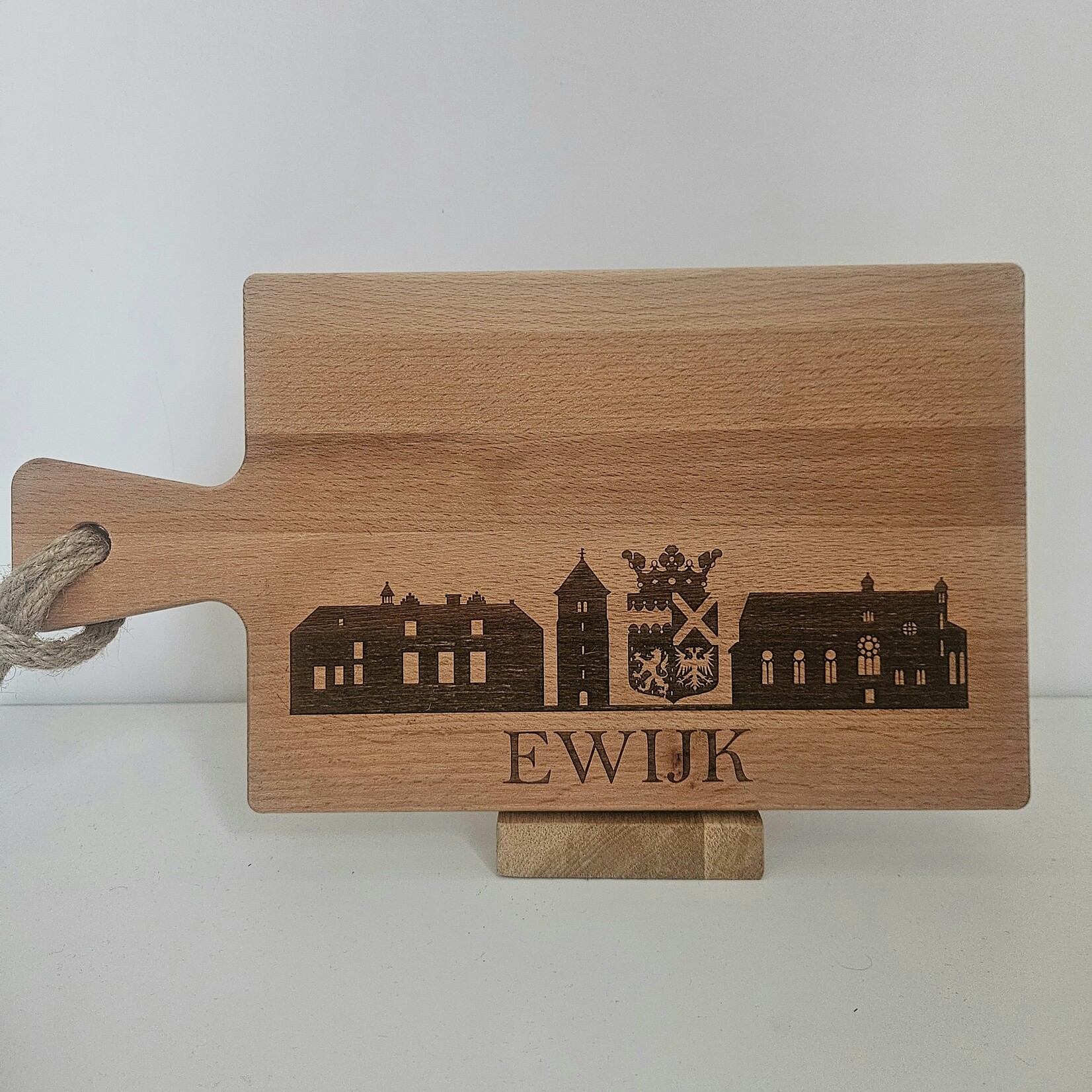 Bij Lien borrelplank beukenhout skyline Ewijk