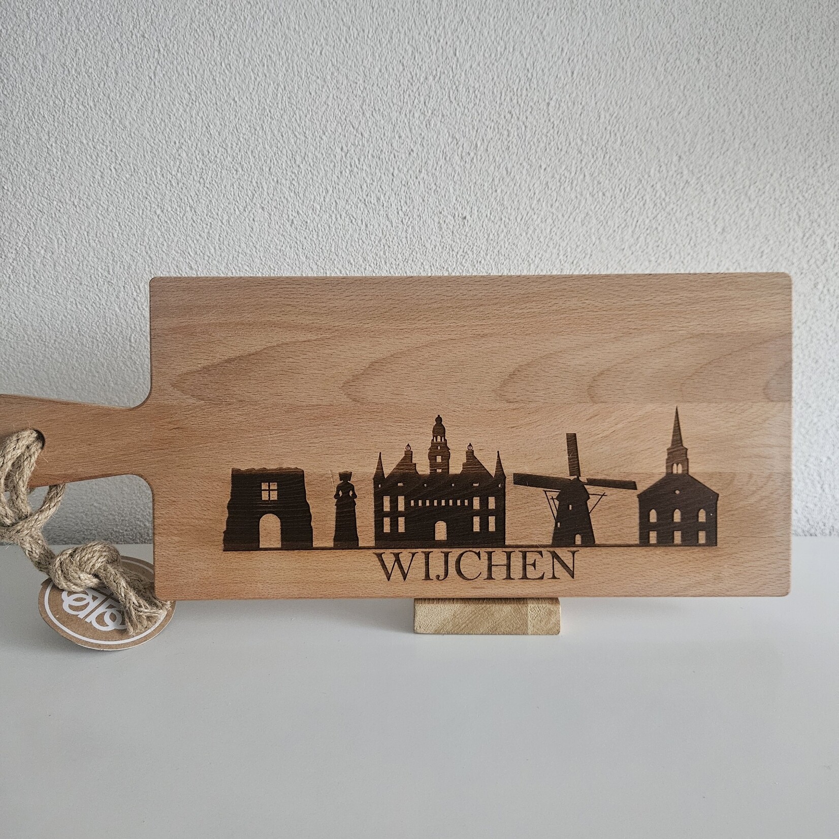 Bij Lien borrelplank beukenhout skyline Wijchen