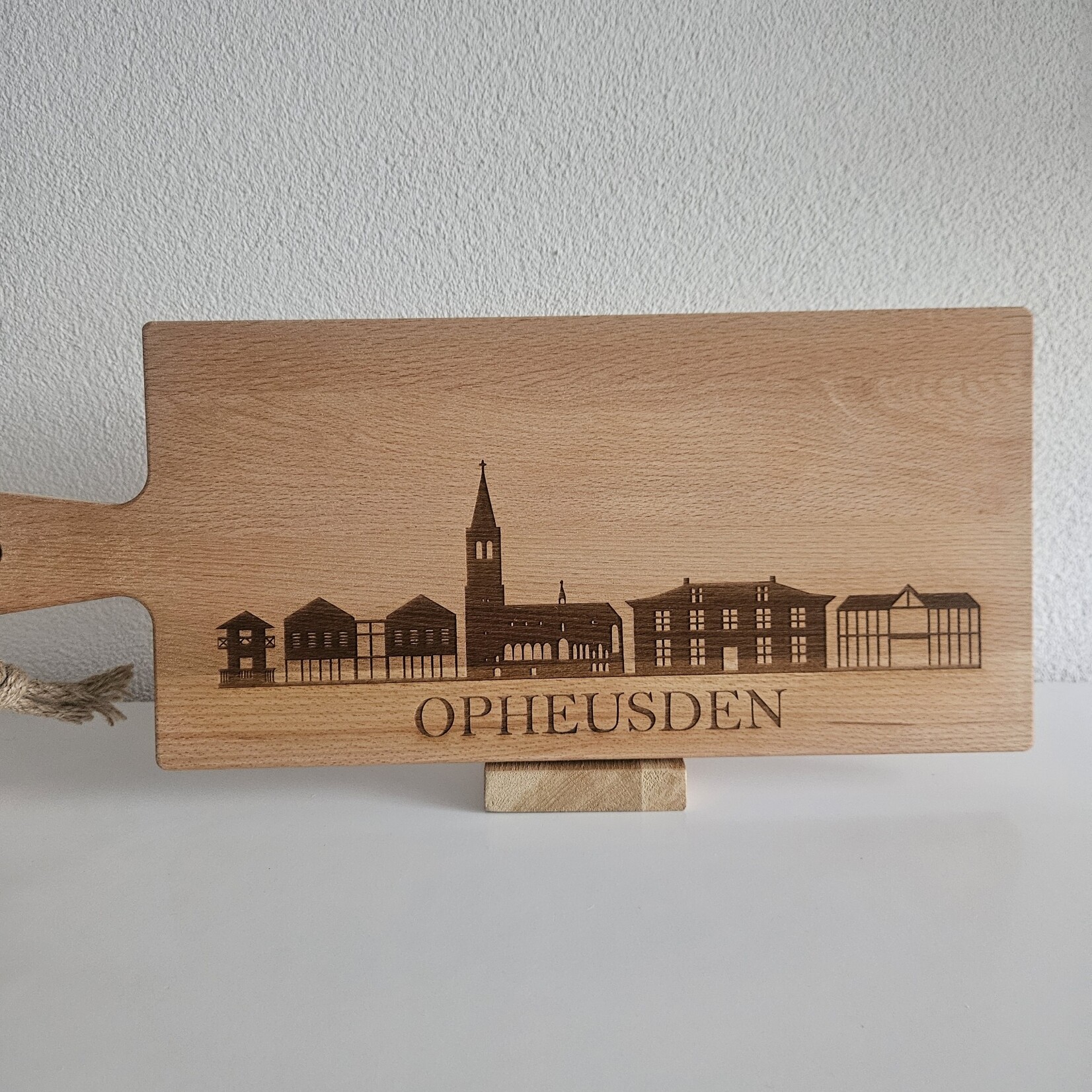 Bij Lien borrelplank beukenhout skyline Opheusden