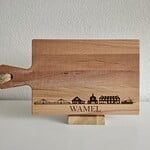 Bij Lien borrelplank beukenhout skyline Wamel