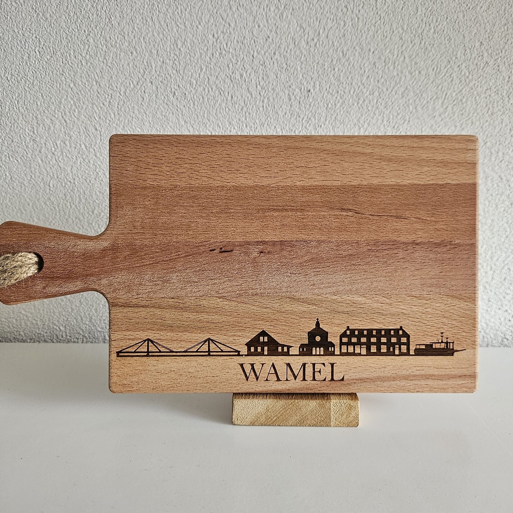 Bij Lien borrelplank beukenhout skyline Wamel