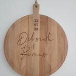 Bij Lien Borrelplank rond 35 cm