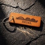 Bij Lien Leren sleutelhanger Hedel