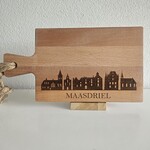 Bij Lien borrelplank beukenhout skyline Maasdriel