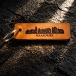 Bij Lien Leren sleutelhanger Maasdriel