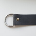 Bij Lien Gordijn embrasse leer 3 cm Antraciet