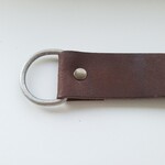 Bij Lien Gordijn embrasse leer 3 cm Bruin