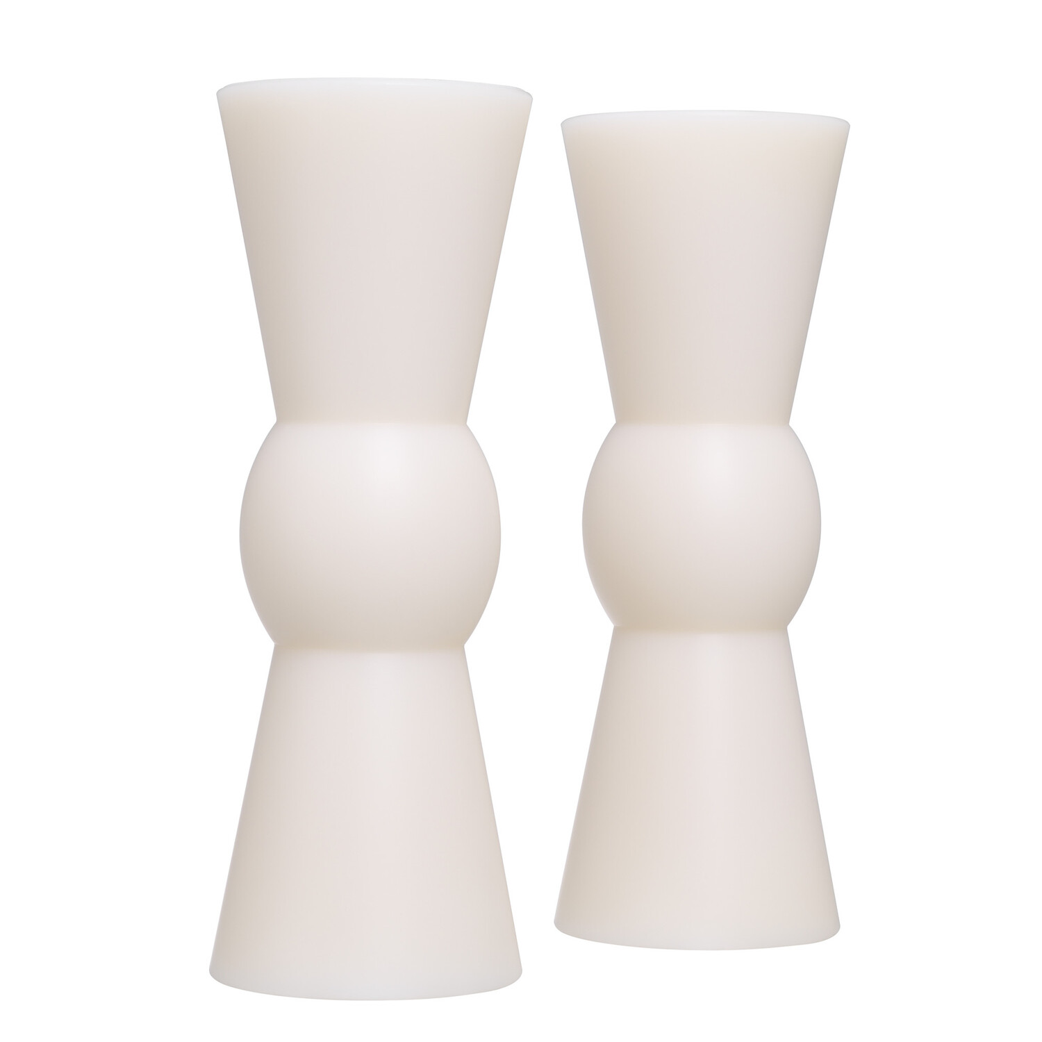 Eichholtz Artificial Candle Arto kaarsen set van 2 wit Ø 10x28 cm L