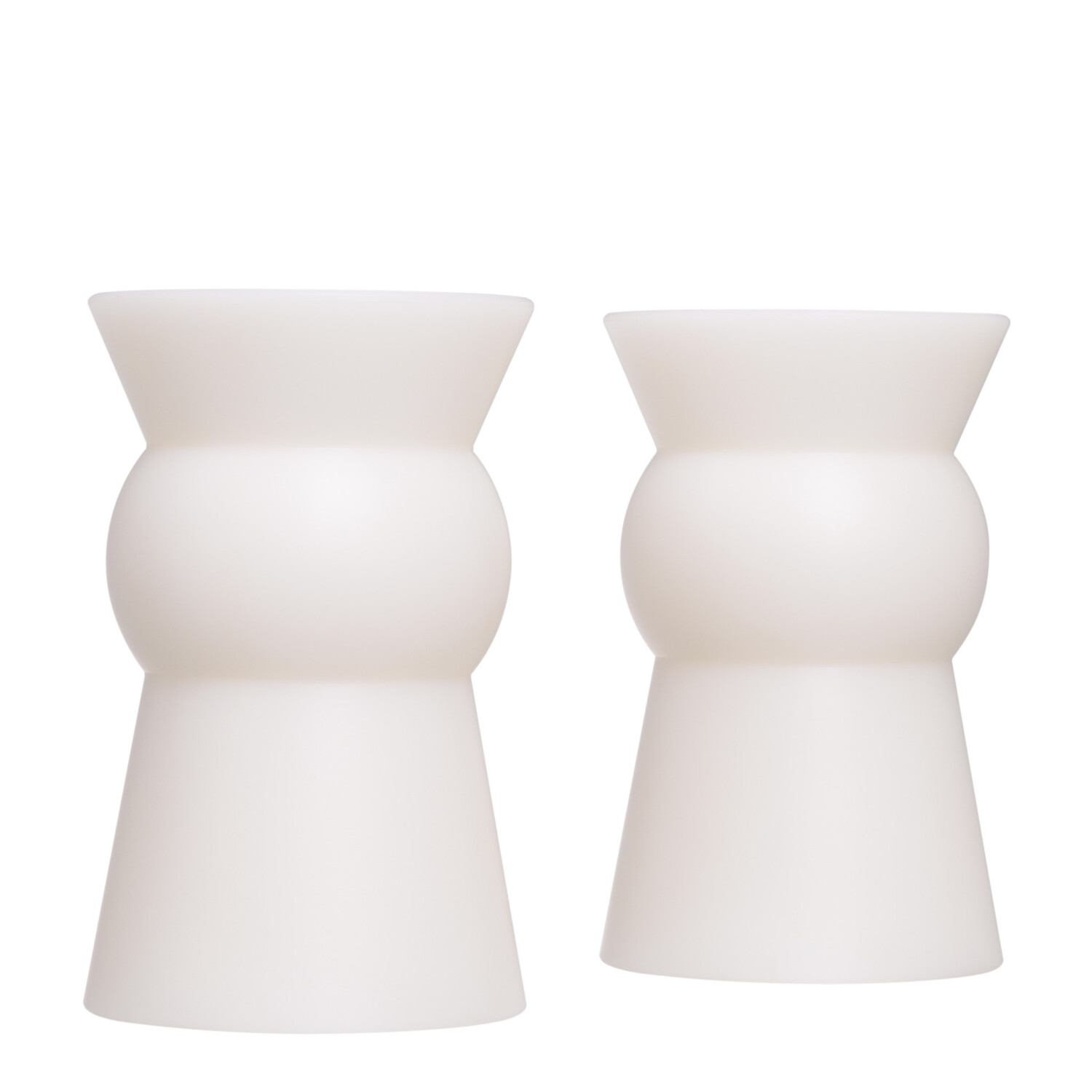 Eichholtz Artificial Candle Arto kaarsen set van 2 wit Ø 10x16 cm S