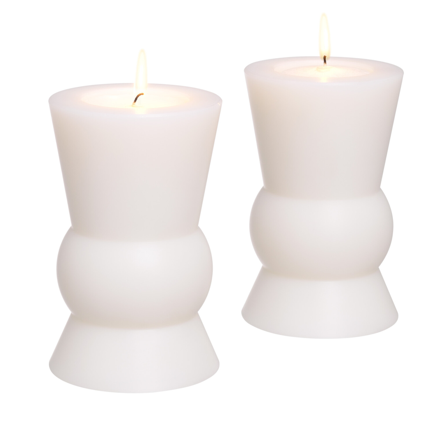 Eichholtz Artificial Candle Arto kaarsen set van 2 wit Ø 10x16 cm S