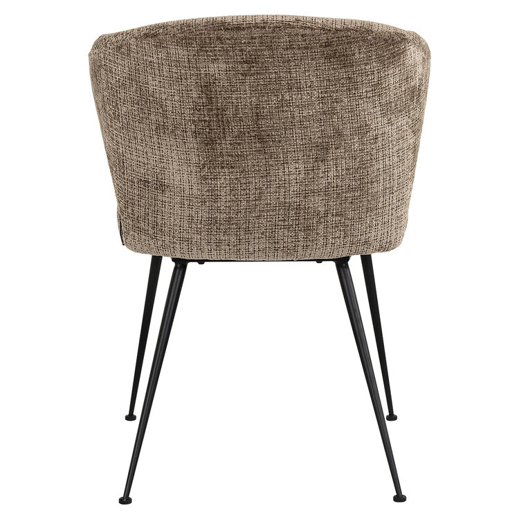 Richmond Interiors Stoel Xandra stone chenille fire retardant