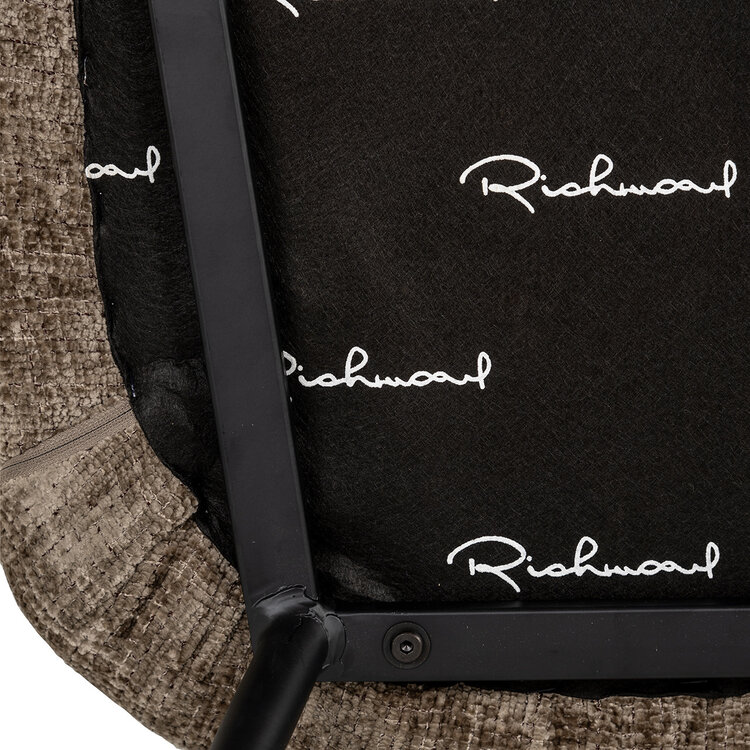 Richmond Interiors Stoel Xandra stone chenille fire retardant