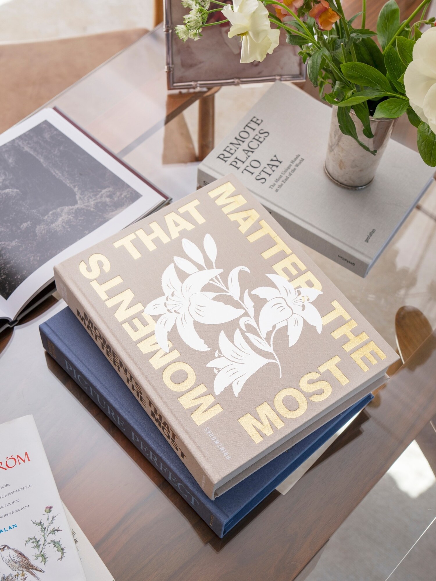 Koffietafelboek Moments that matters the most - Beige