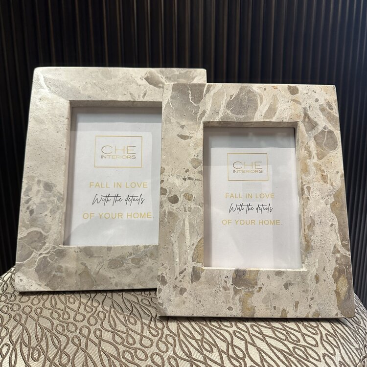 Fotolijst Marble beige groot