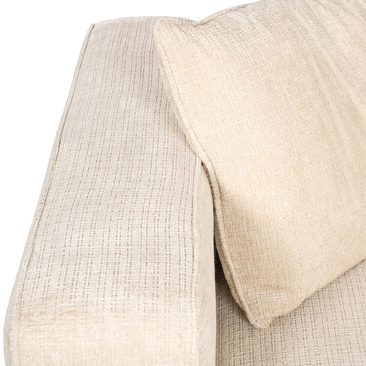 Richmond Interiors Hoekbank Lusso chenille beige