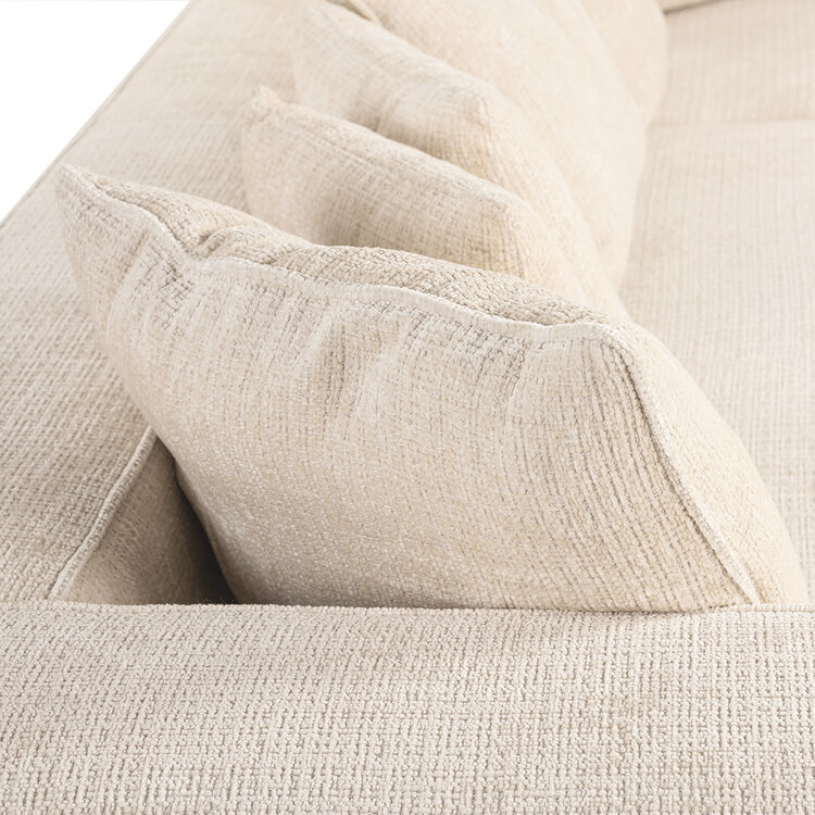 Richmond Interiors Hoekbank Lusso chenille beige