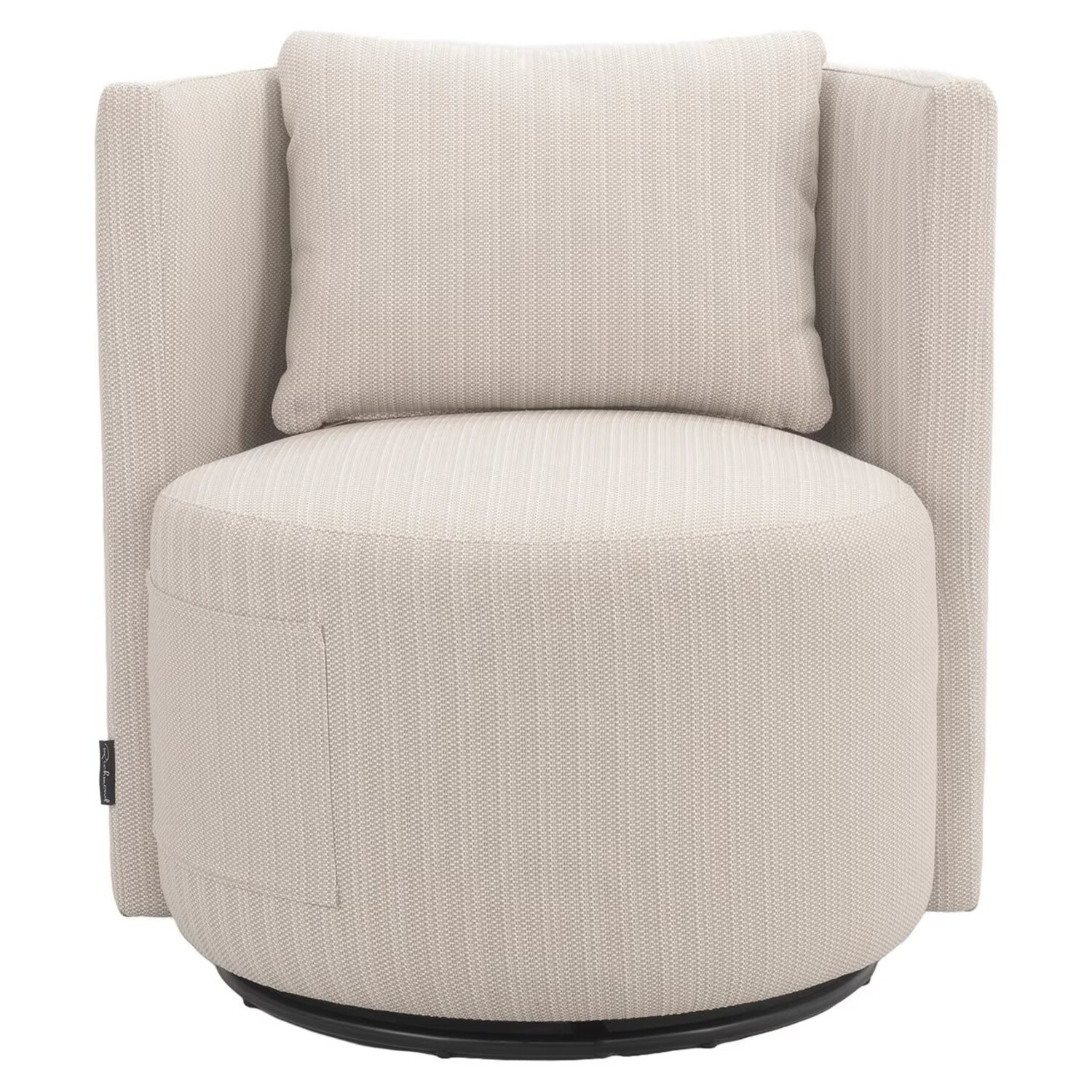 Richmond Interiors Outdoor draai eetkamerstoel Marlin beige