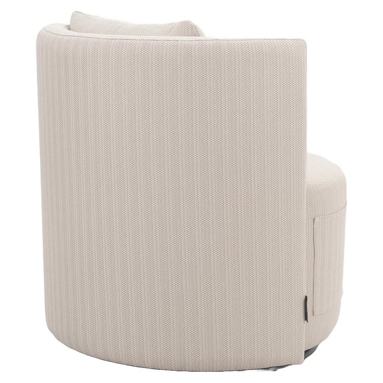 Richmond Interiors Outdoor draai eetkamerstoel Marlin beige