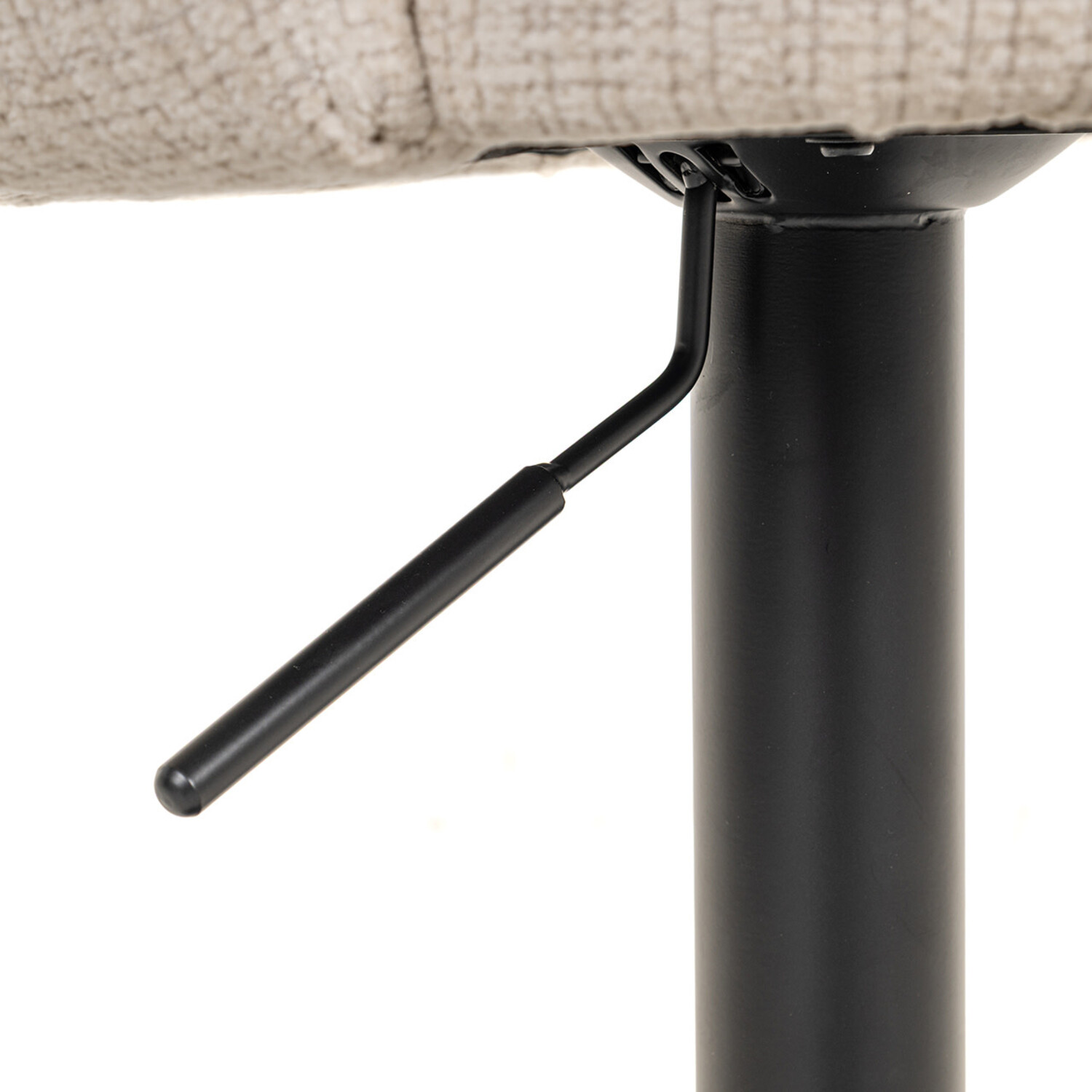 Richmond Interiors Bar/counter stoel draaibaar Nikki beige chenille