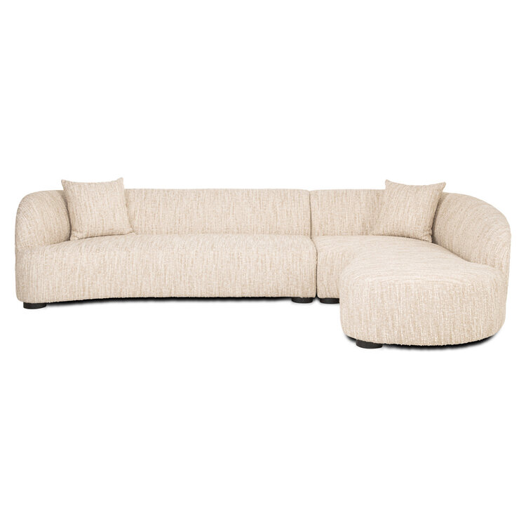 Richmond Interiors Bank Pandora beige angora lounge rechts