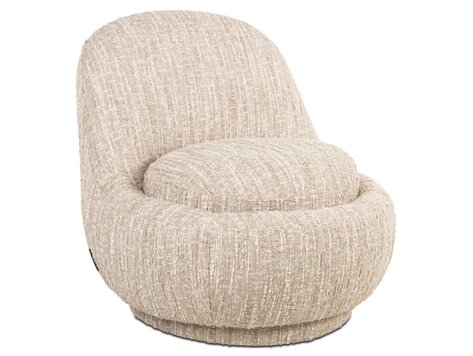 Richmond Interiors Fauteuil Arlanda beige angora (SHOWMODEL)