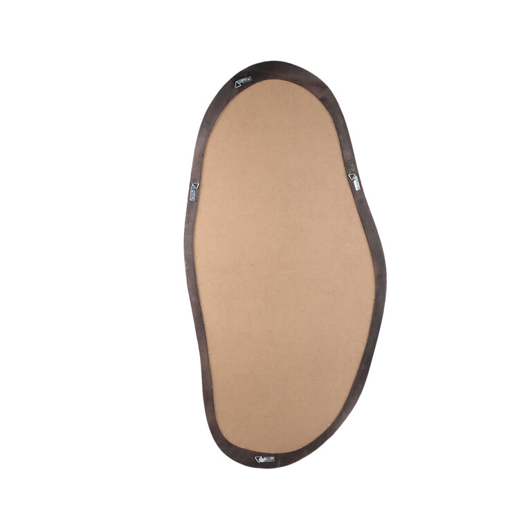 PTMD Collection Barragh Brown spiegel hout organisch ovaal