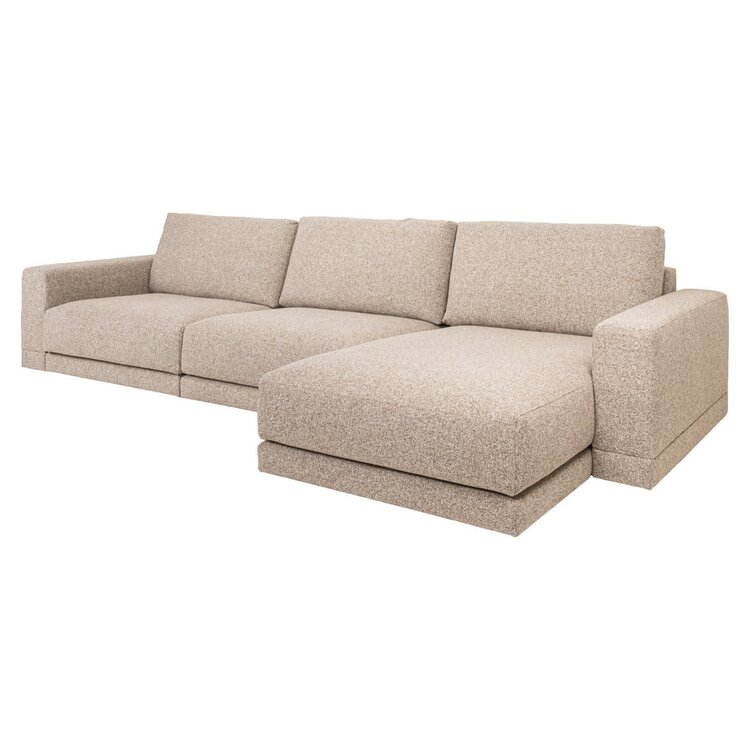 Richmond Interiors Bank Trentino cayenne brown 3,5-zits lounge