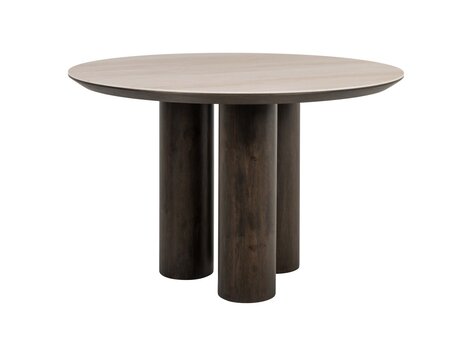 Richmond Interiors Eettafel Ritz brown Ø120 cm (SHOWMODEL)