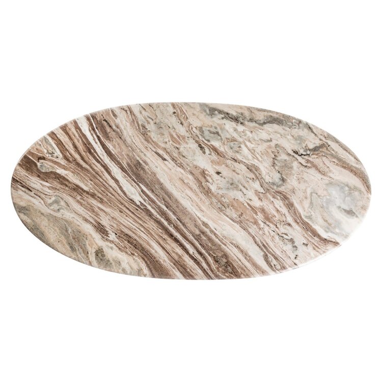 Richmond Interiors Eettafel Rashford Blush beige ovaal 200 cm