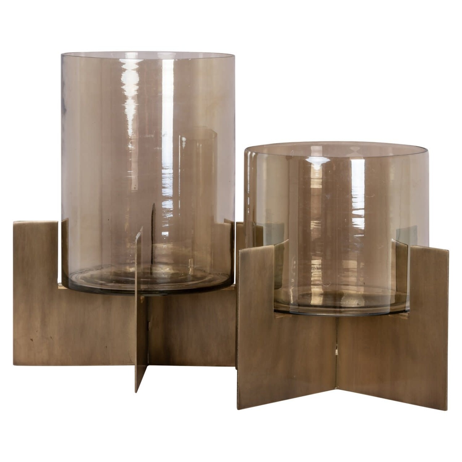 Richmond Interiors Windlicht Resa goud klein
