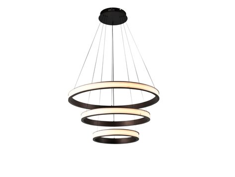 Richmond Interiors Hanglamp Aurevia faux alabast wit brass antique