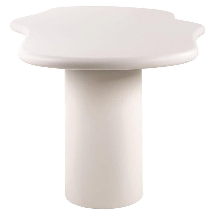 Richmond Interiors Eettafel Bloomstone 230x120 cm wit pleister finish