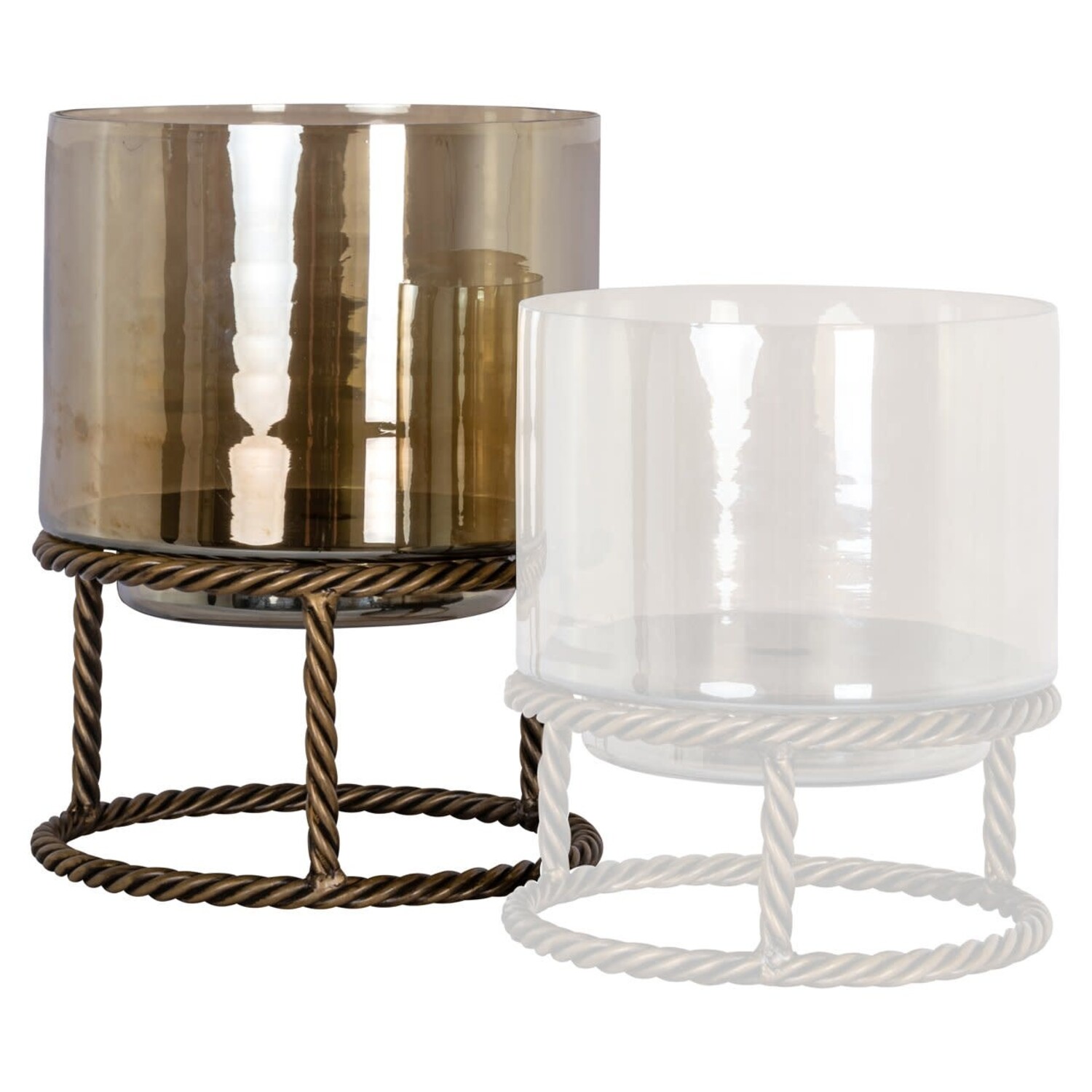 Richmond Interiors Windlicht Ropia goud groot