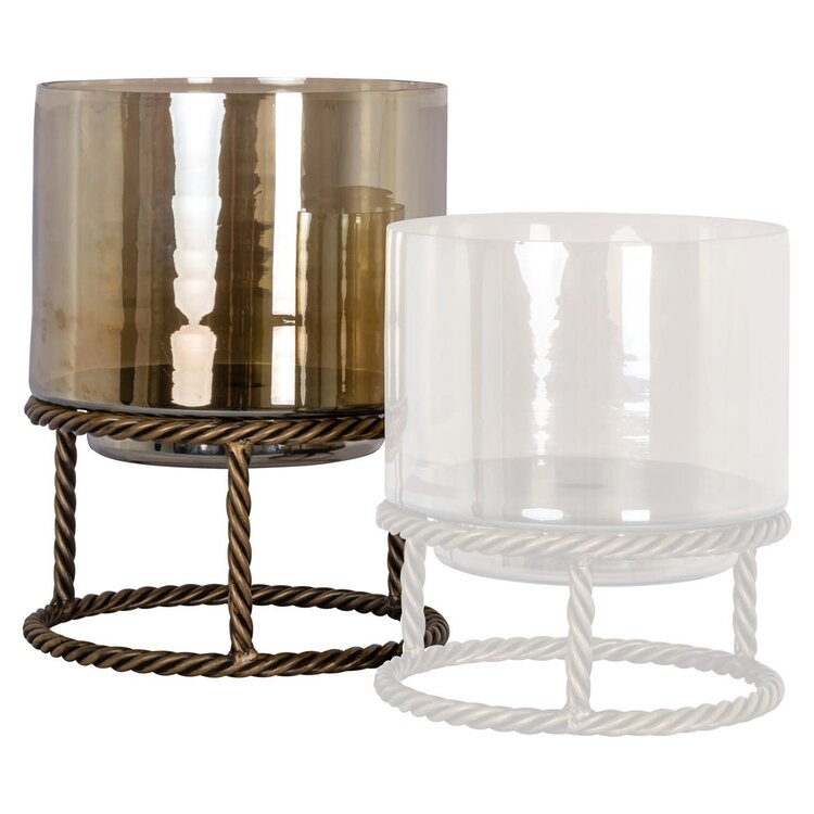 Richmond Interiors Windlicht Ropia goud groot