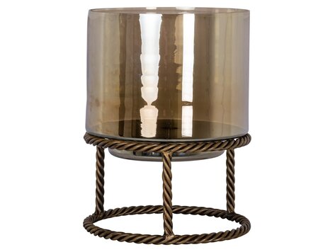 Richmond Interiors Windlicht Ropia goud groot