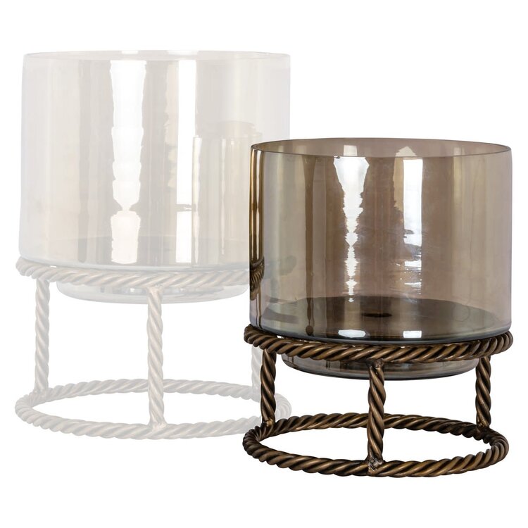 Richmond Interiors Windlicht Ropia goud klein