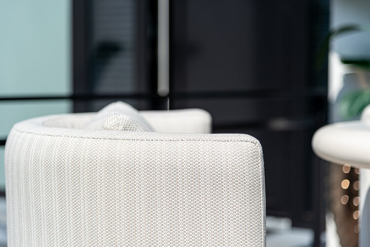 Richmond Interiors Outdoor draai eetkamerstoel Marlin beige