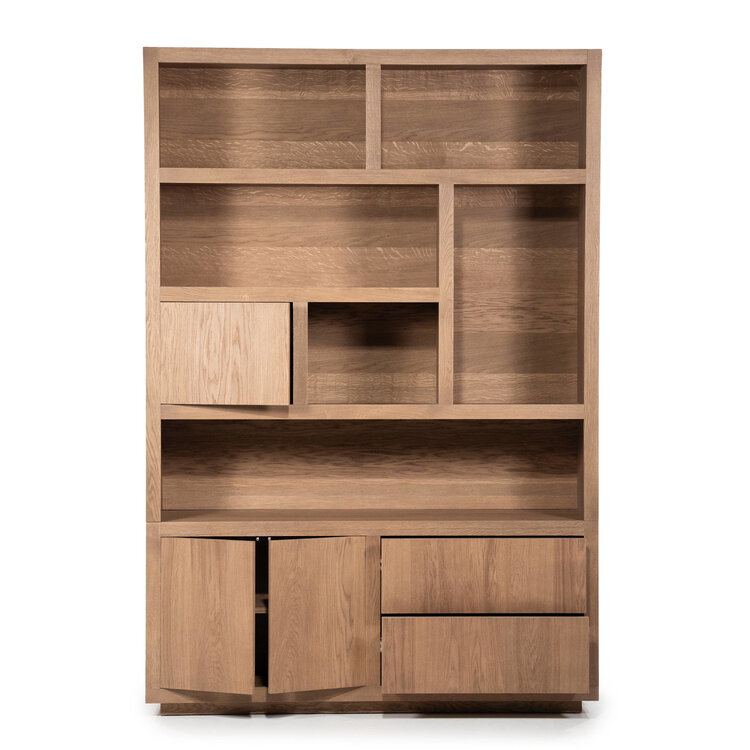 Eleonora Kabinet Helsinki Eikenhout 150x220 cm - licht bruin