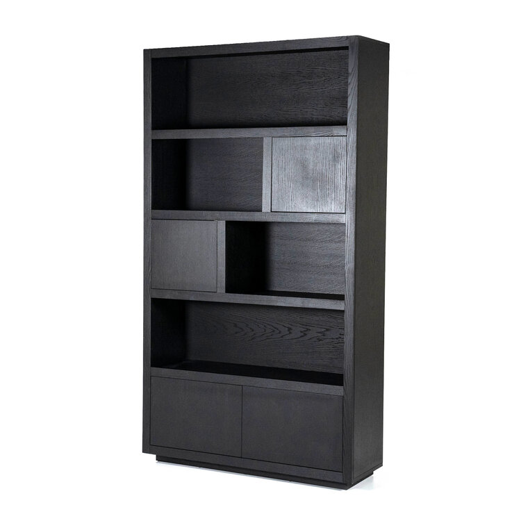 Eleonora Kabinet Helsinki Eikenhout 120x220 cm - zwart