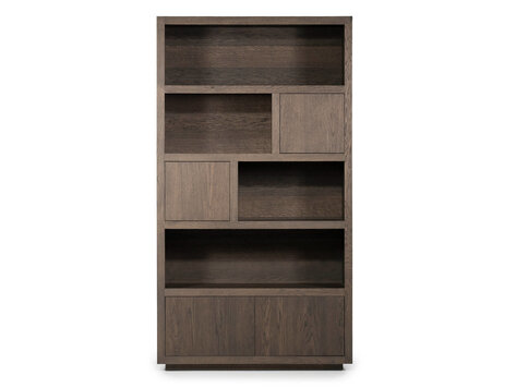 Eleonora Kabinet Helsinki Eikenhout 120x220 cm - donker bruin