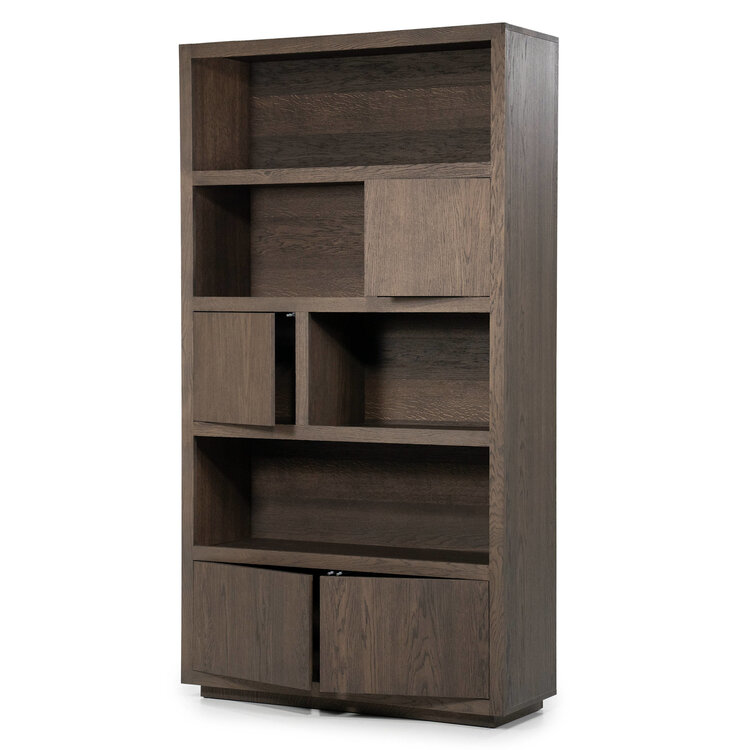 Eleonora Kabinet Helsinki Eikenhout 120x220 cm - donker bruin